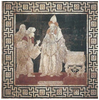  Représentation d’Hermès (pavement de la cathédrale de Sienne) figurant sur l’édition de poche de La Voie hermétique (2011)